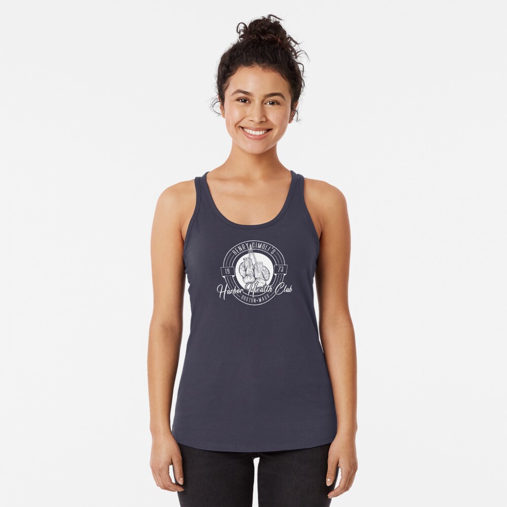 Spenser For Hire Henry Cimoli's Harbor Health Club Racerback Tank Top