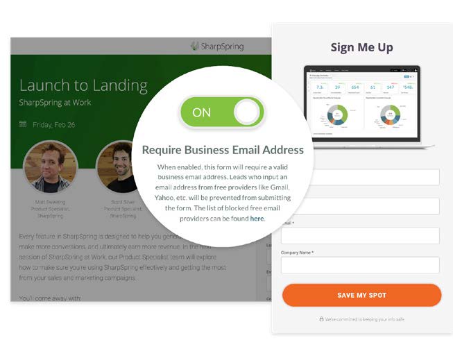 Capture Business-only Leads
